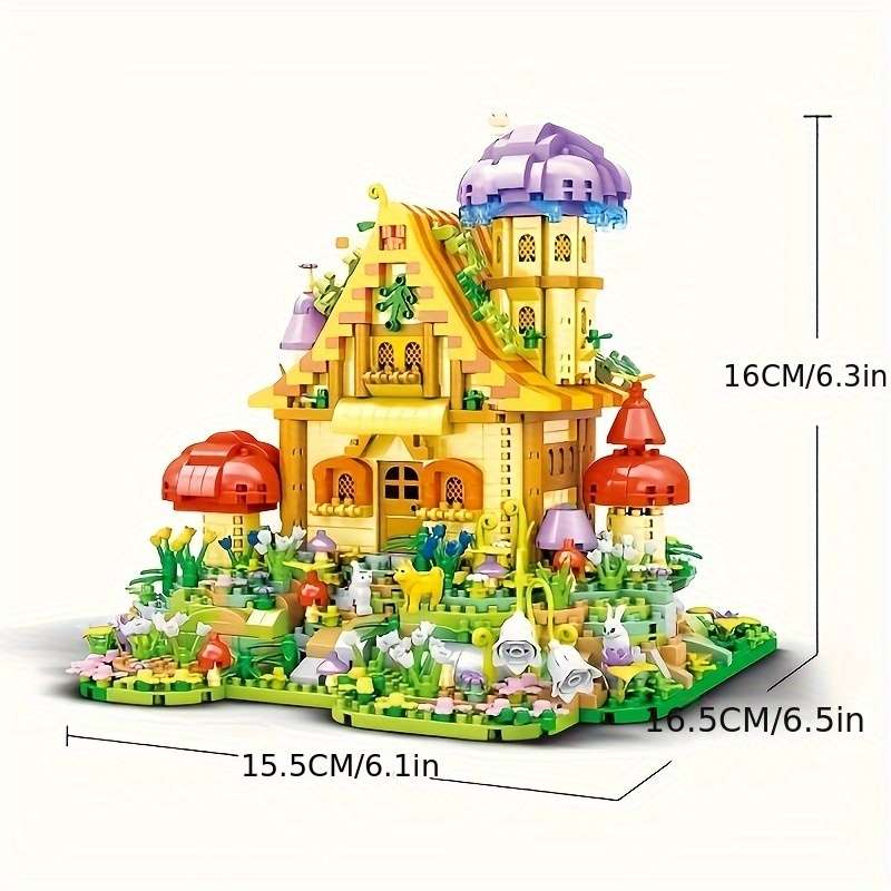 Building Toy Architectural Model Toy Set Style Without Box