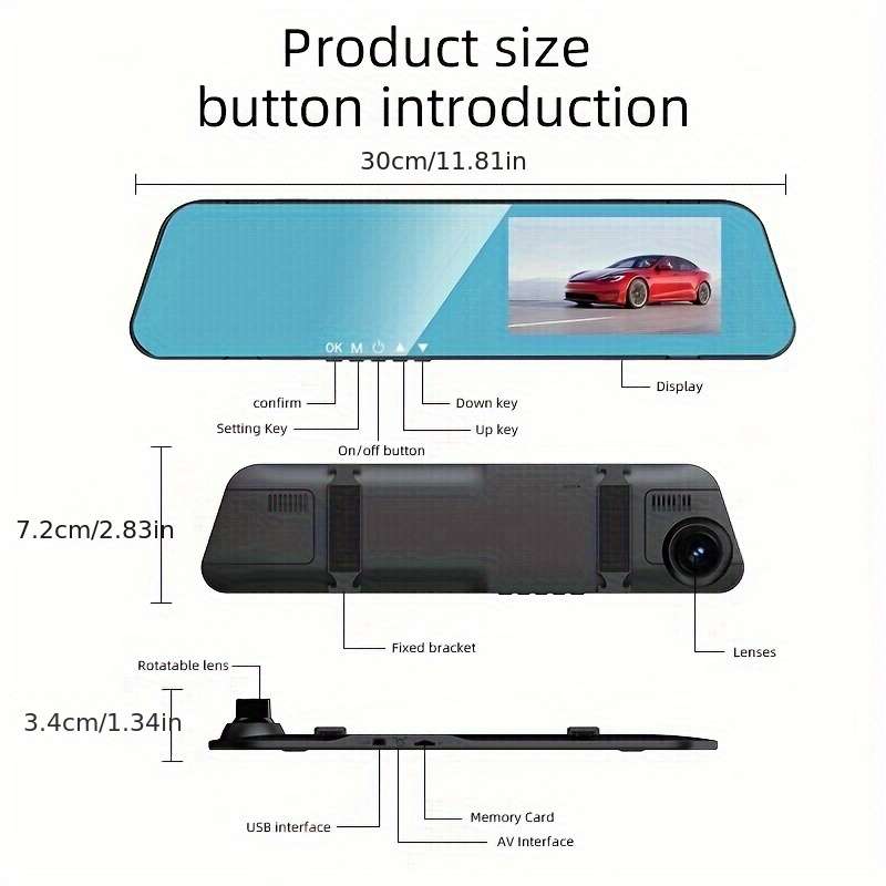 Dashcam Items 1080P Single Camera  No Rear Camera