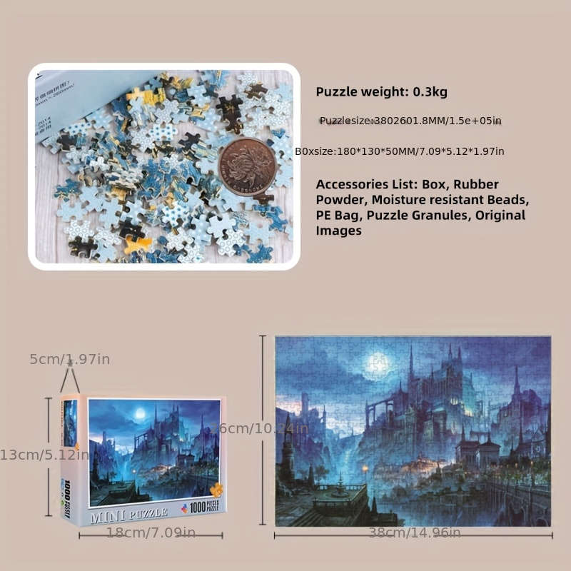 1000 Piece Paper Jigsaw Puzzle For Adults