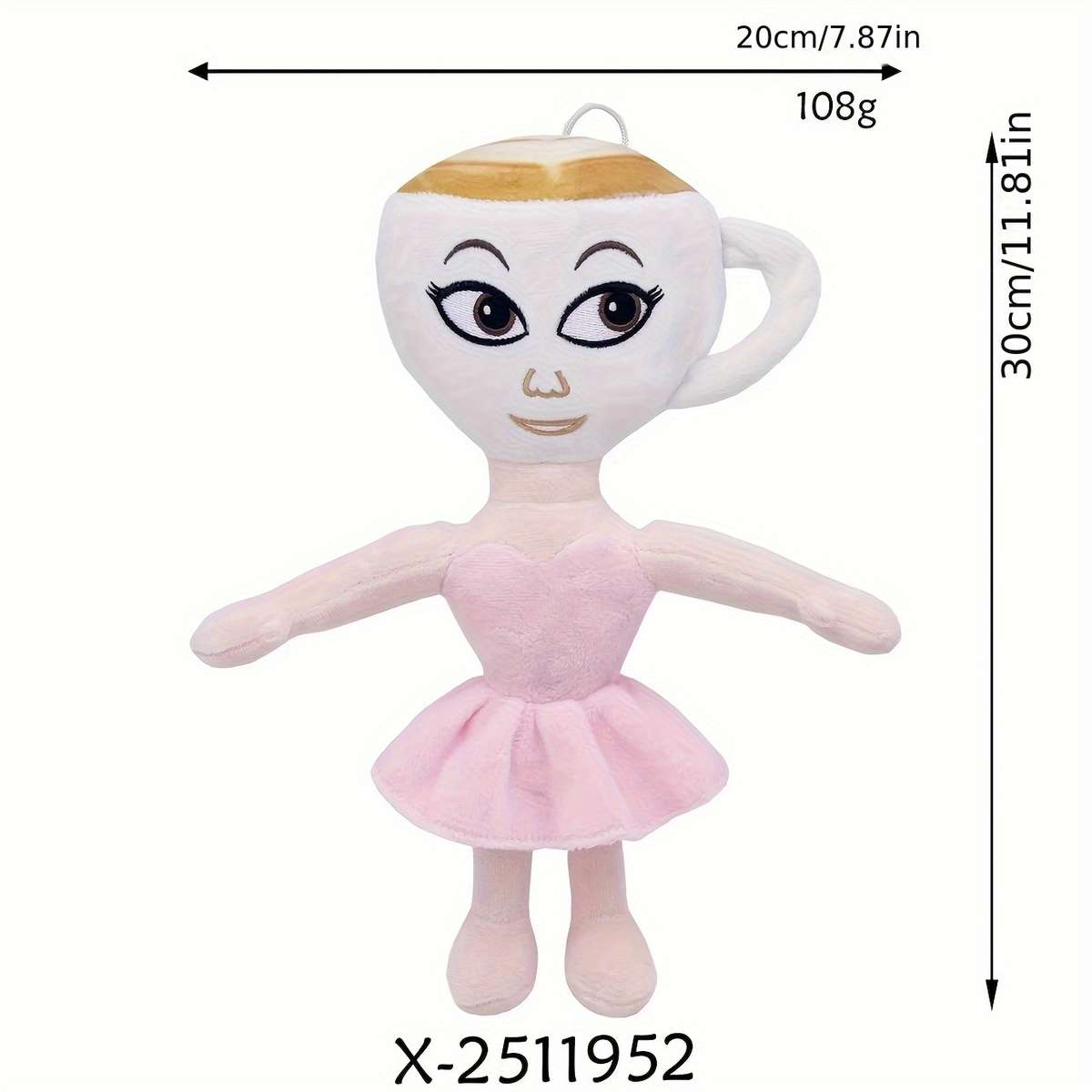 Plush Toys Color Cappuccino Princess