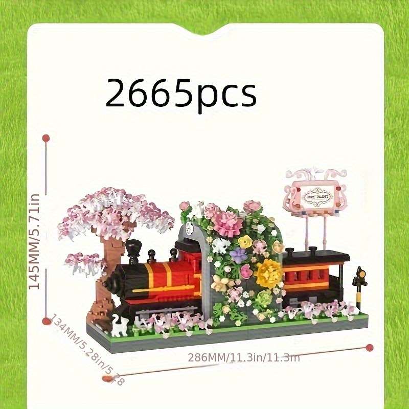 Building Toy Architectural Model Toy Set Model Cherry Blossom Tree House