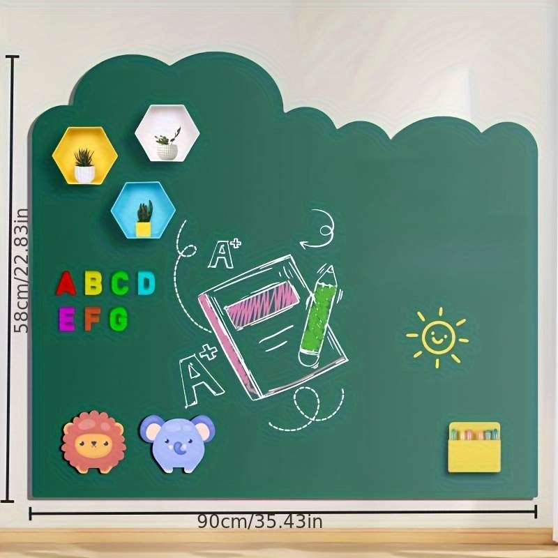 Wall Stickers Color White Cloud 58*90Cm  Gift Bag 7Piece Set