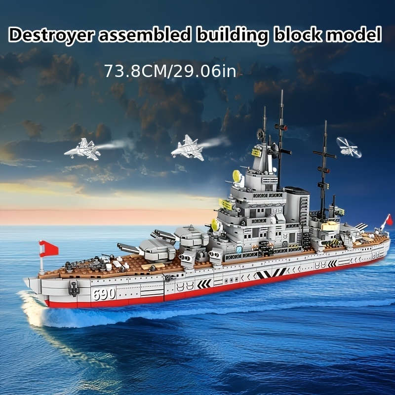 3D Jigsaw Puzzle Model Ship Style 1420Pcs Warship Model