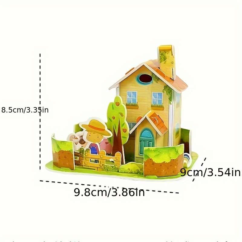 Building Toy Architectural Model Toy Set Quantity 18Pcs