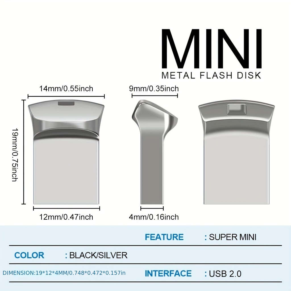 Usb Flash Drive Color Black Capacity 2Gb 2Packs
