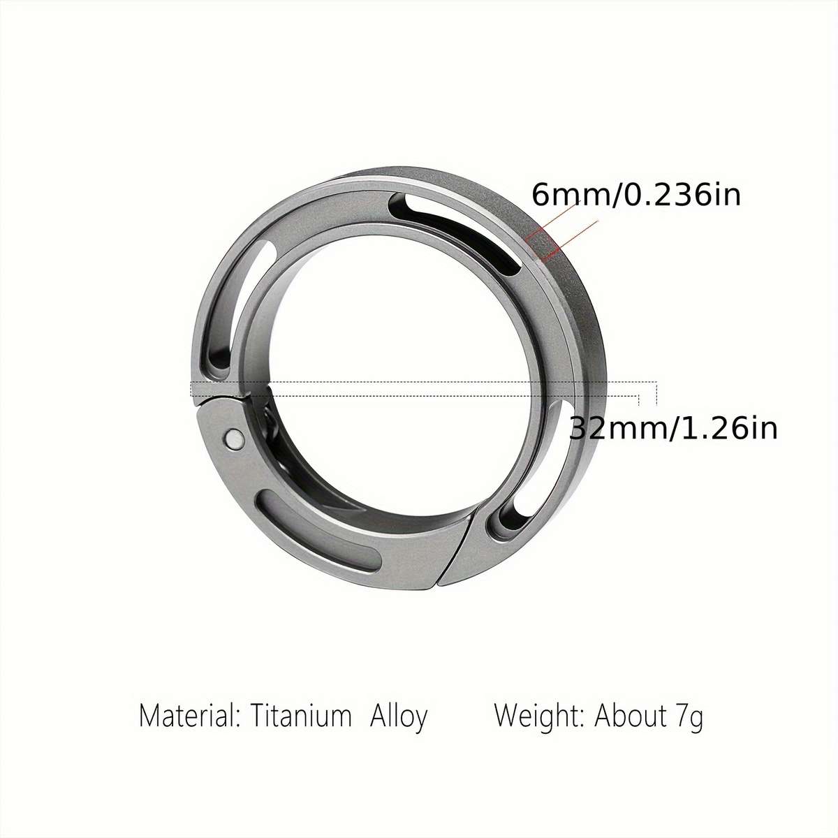 Keychain Ornament Material Titanium