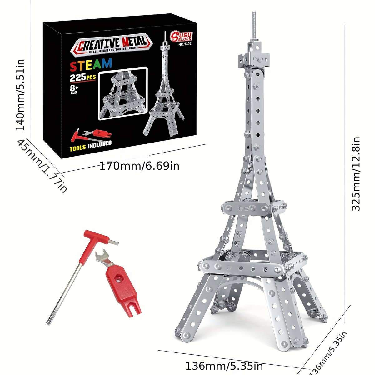 Building Toy Architectural Model Toy Set Items Eiffel Tower