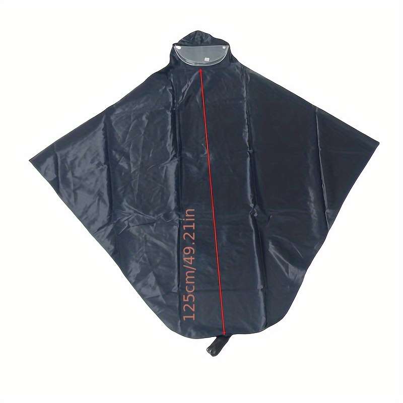Raincoat Bicycle Double Brim Blue With Face Protection