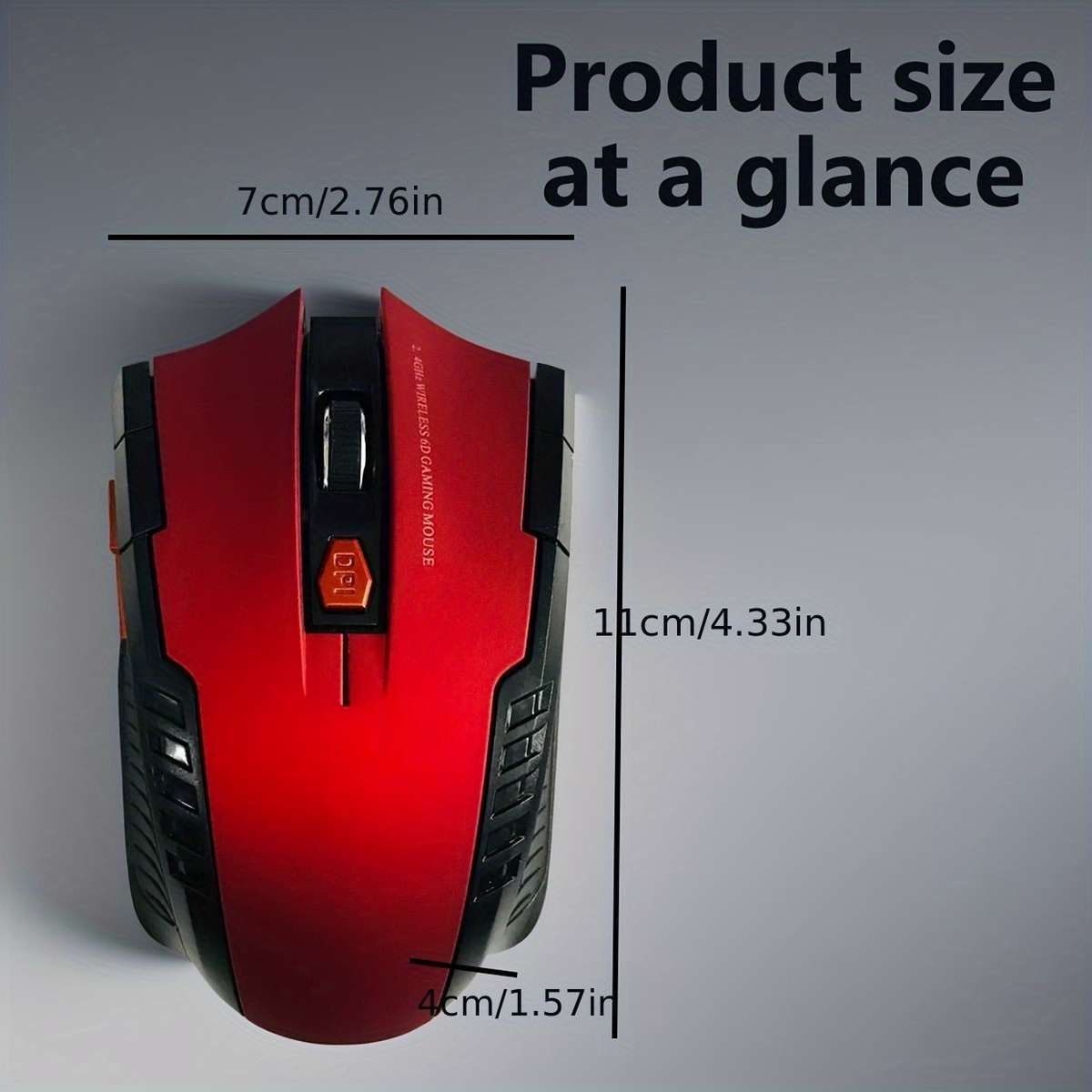 Mouse Color Red Dual Mode Battery Version Add Bluetooth Add 2.4G