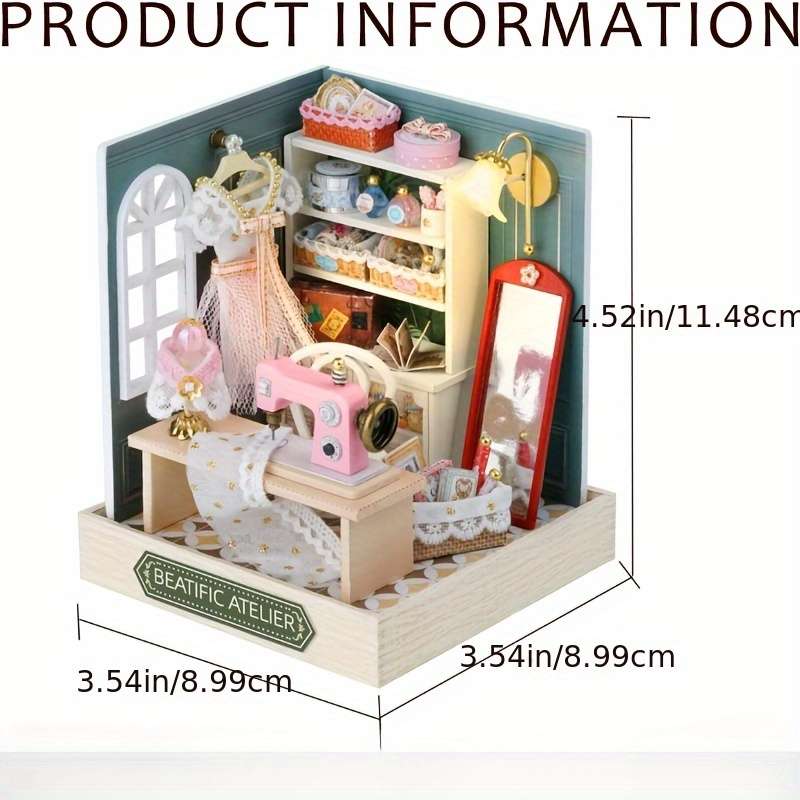 3D Building Model Puzzle Set Color Mixed Color