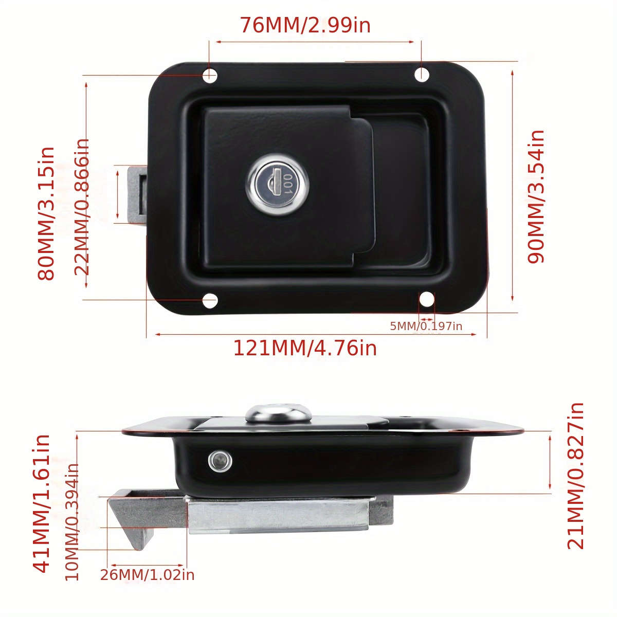 Lock Quantity 2 Sets