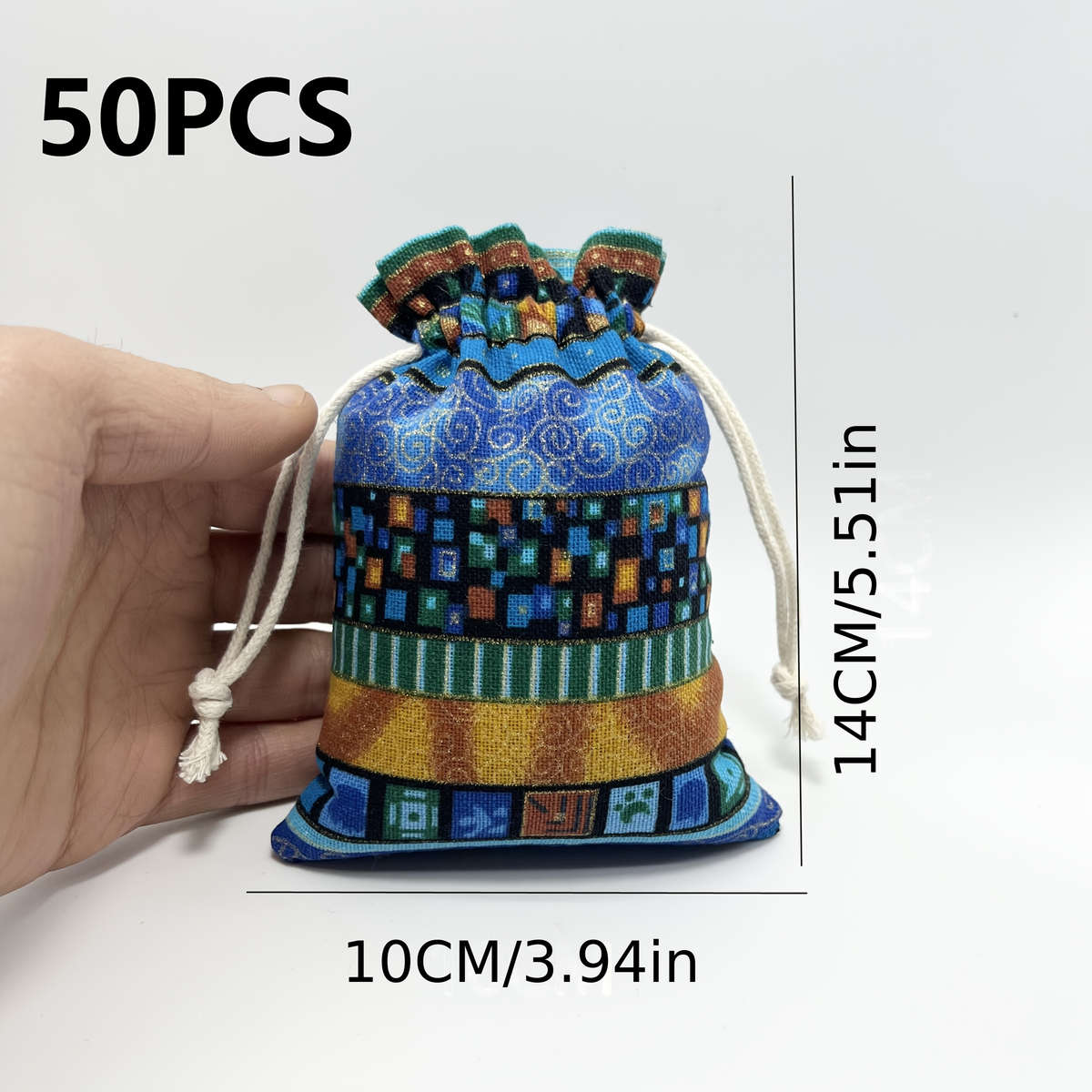 Storage Bag Color Blue Size10X14Cm3.9X5.5In 50Pcs