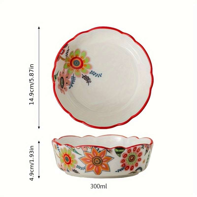 Bowl Capacity Lace 4Inch Snack Plate 140Ml 8 Pieces