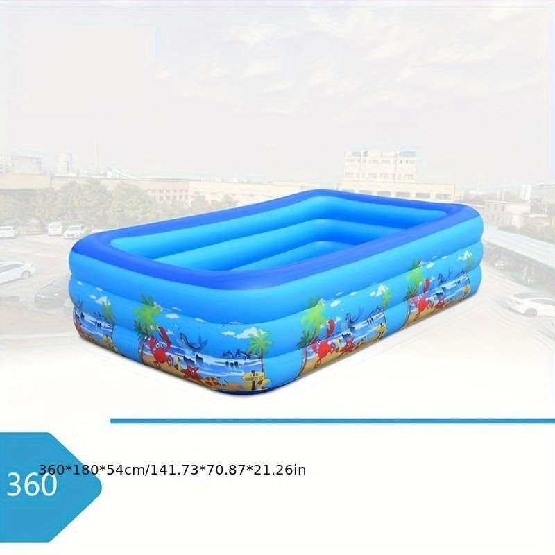Swimming Pool Model Printed1.8 Meters Threelayer Stylecrab Beach Style
