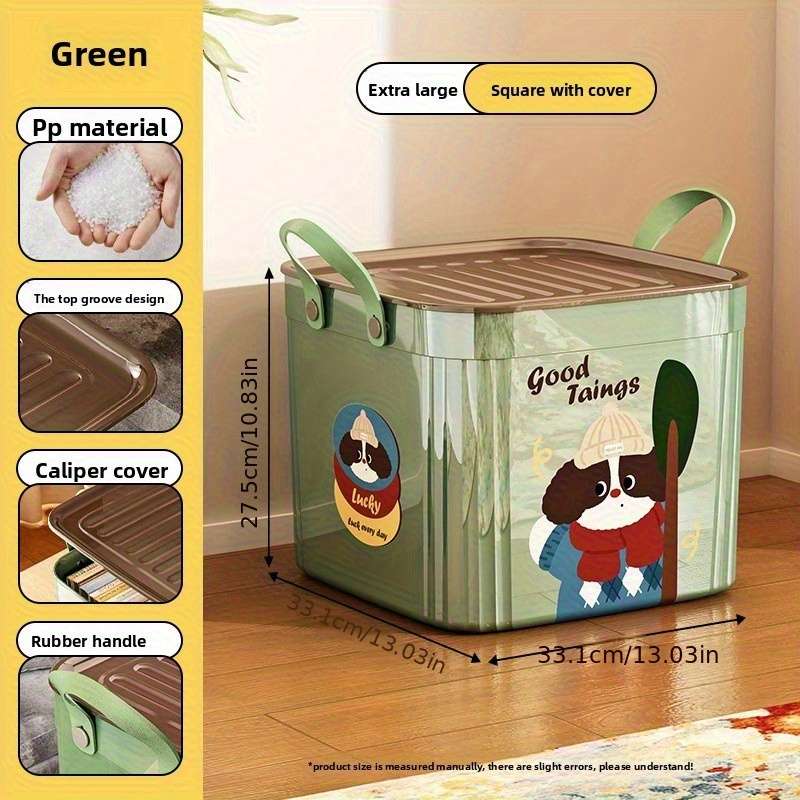 Storage And Organizationcolor Extra Large  X  Heightened Version Green Puppy