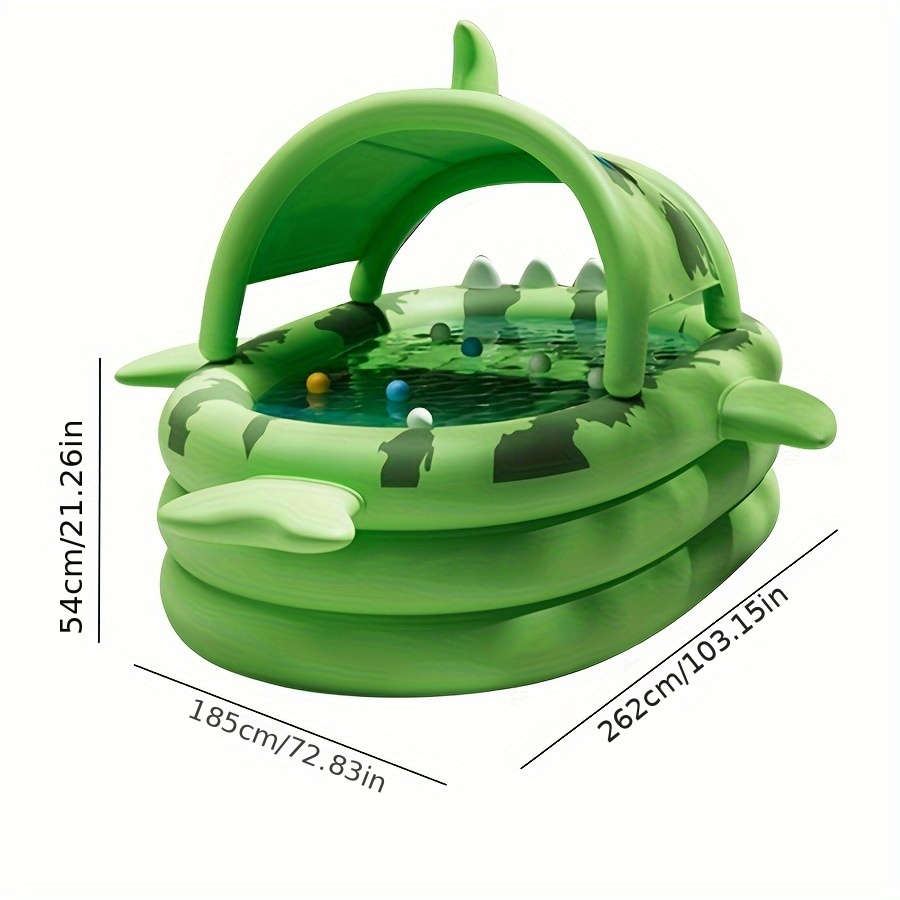 Swimming Pool Color Shark 2.6 Meters 3 Rings