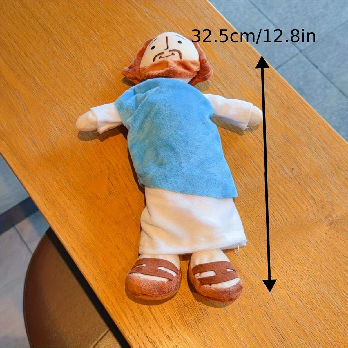 Toy Doll Items Blue Scarf Jesus