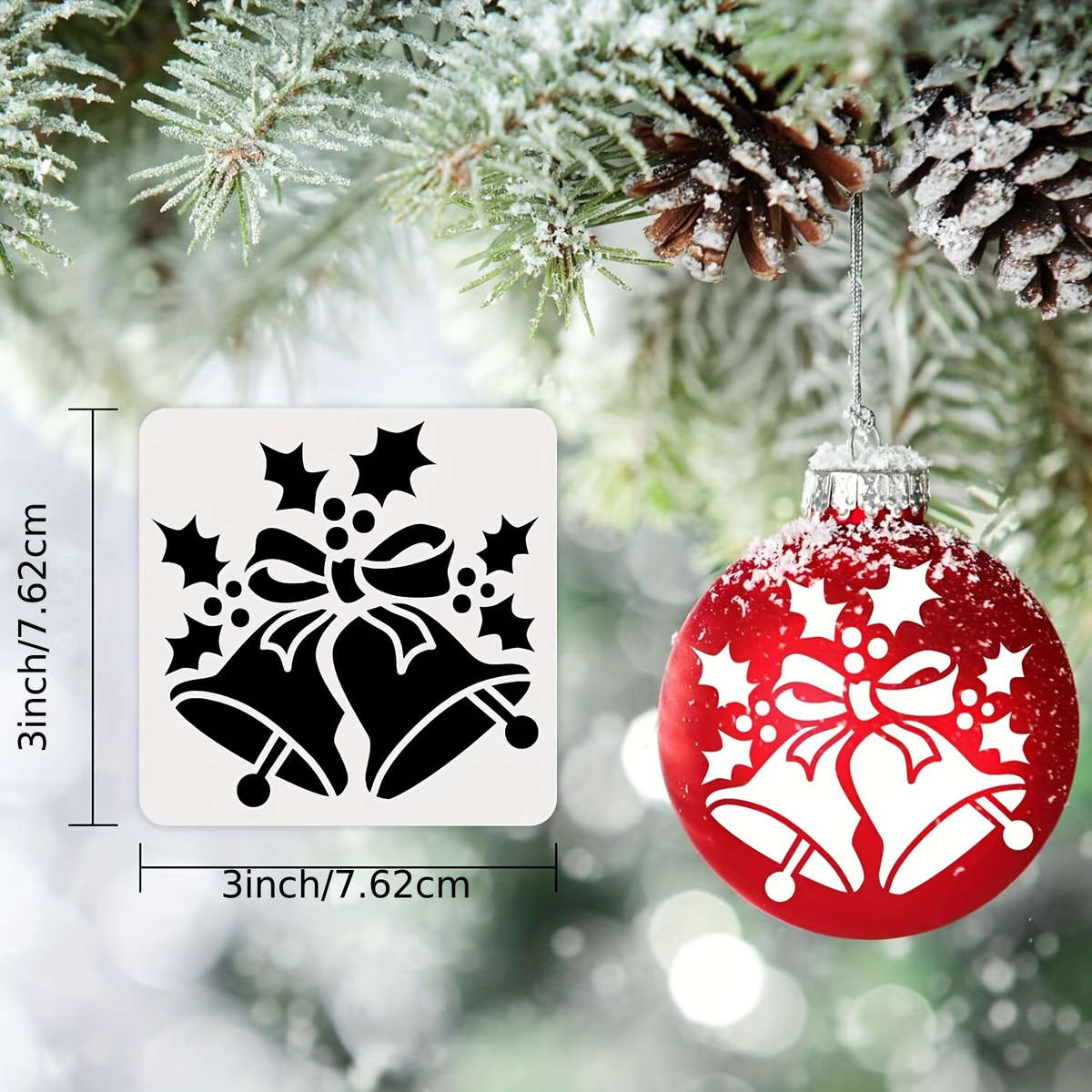 Christmas Decorations Color Milky Quantity 24 Pieces