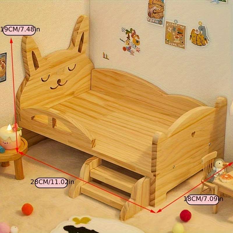 Pet supplies Style Bear bed  Add  bear quilt three    piece set