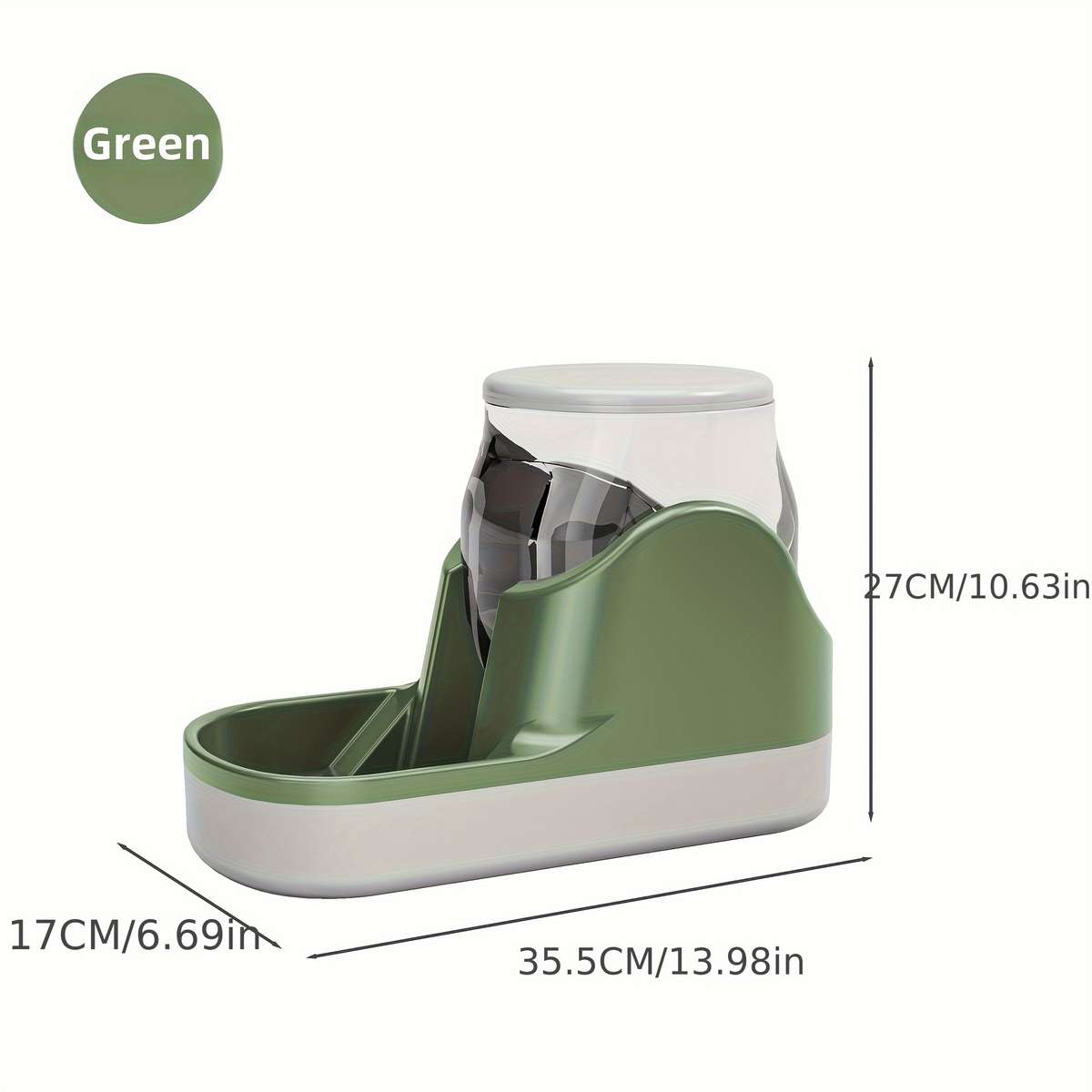 Pet supplies color Green drinking water