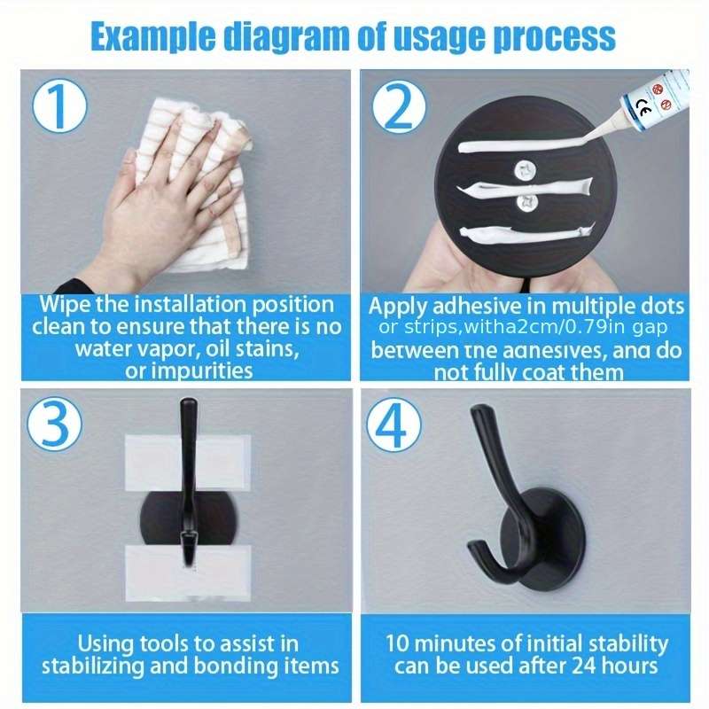 Heavy Duty Transparent Ultrastrong Nodrill Adhesive Durable For Diy Crafting