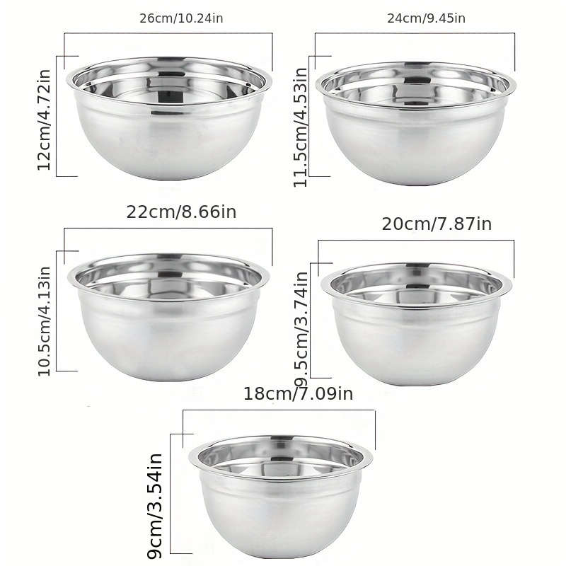 Bowl Color Multicolor 5Pcsset