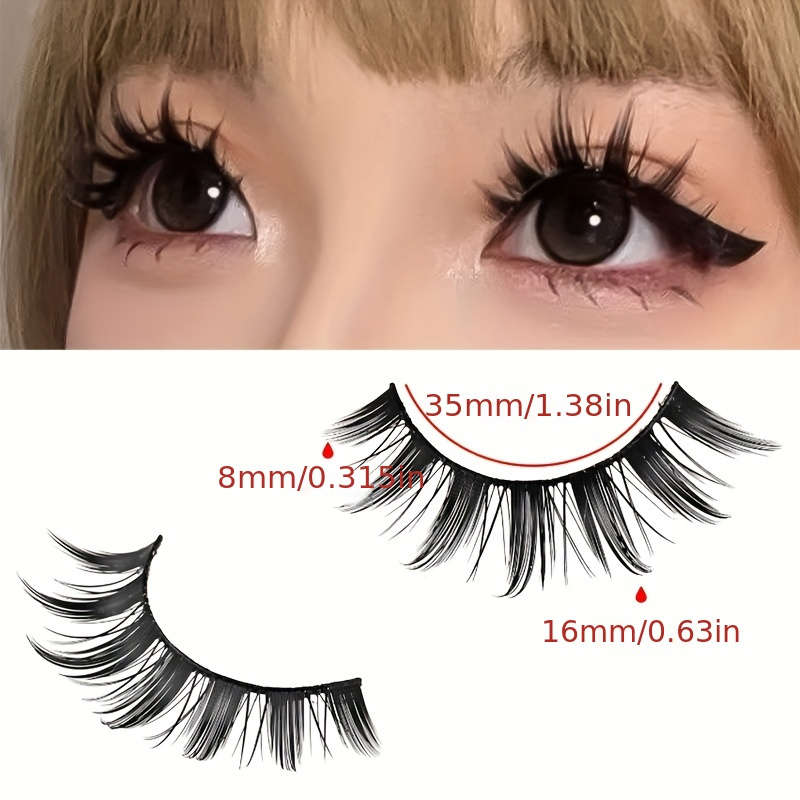 False Eyelashes Color Black 5