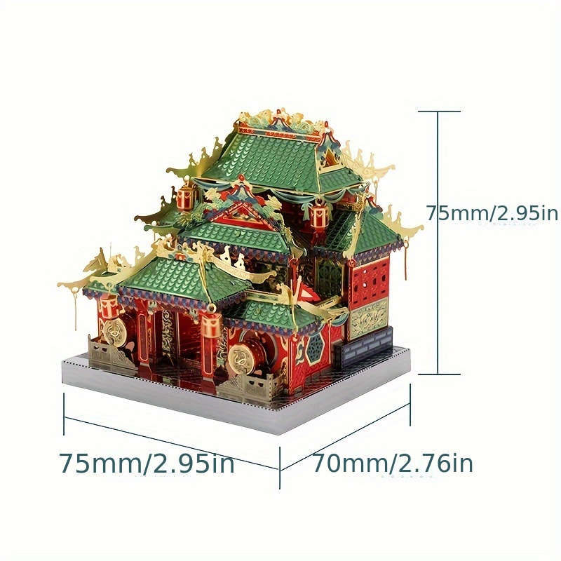 Building Toy Architectural Model Toy Set Items Fist Of Fury Gate