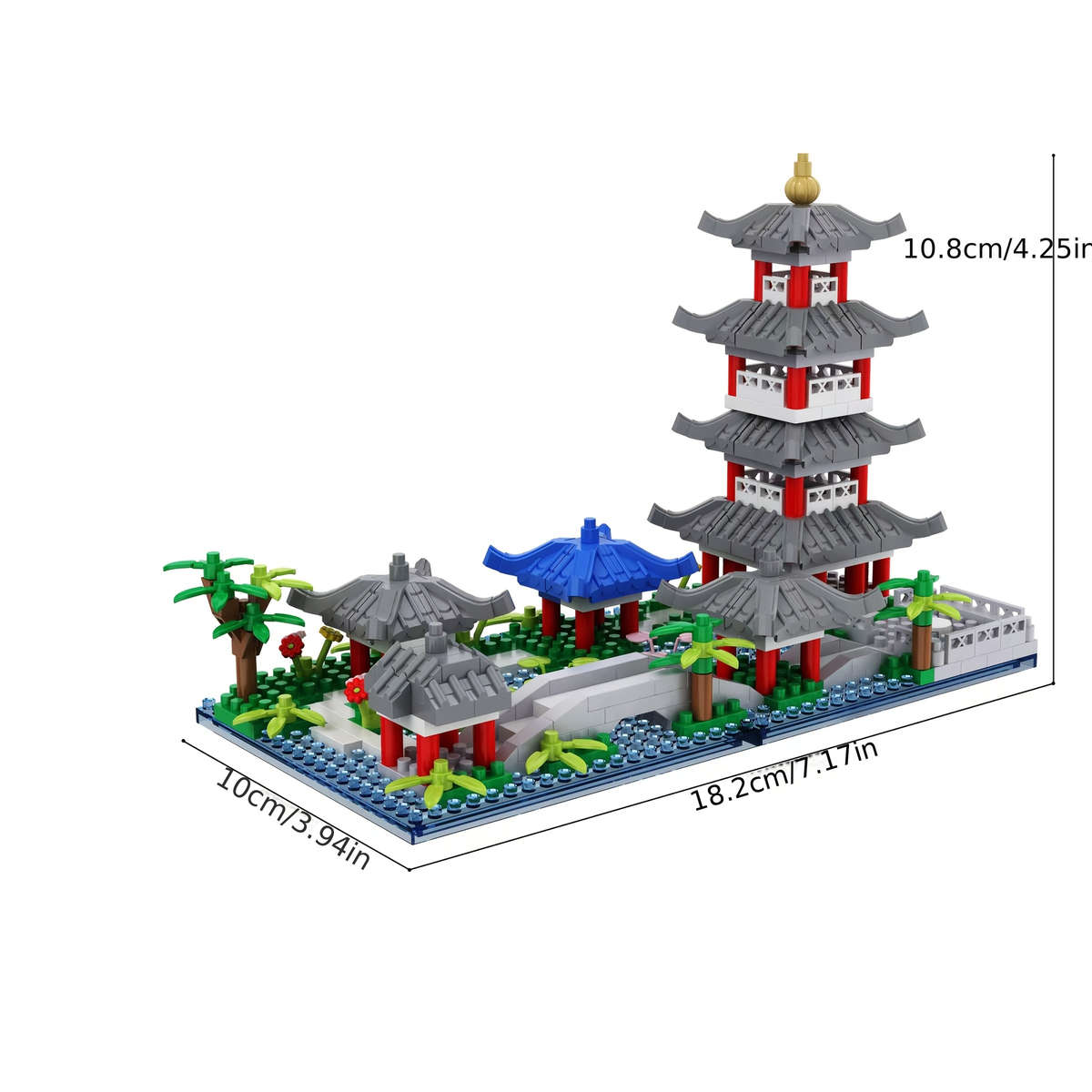 3D Building Model Puzzle Set Style Cp1043
