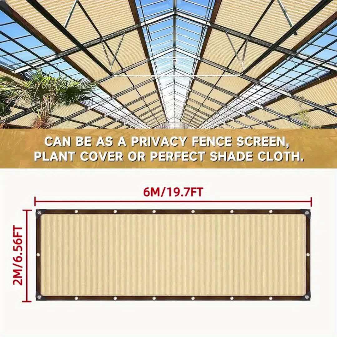 Shade Net Color Beige Send Rope Size300X400Cm118.4X157.48In