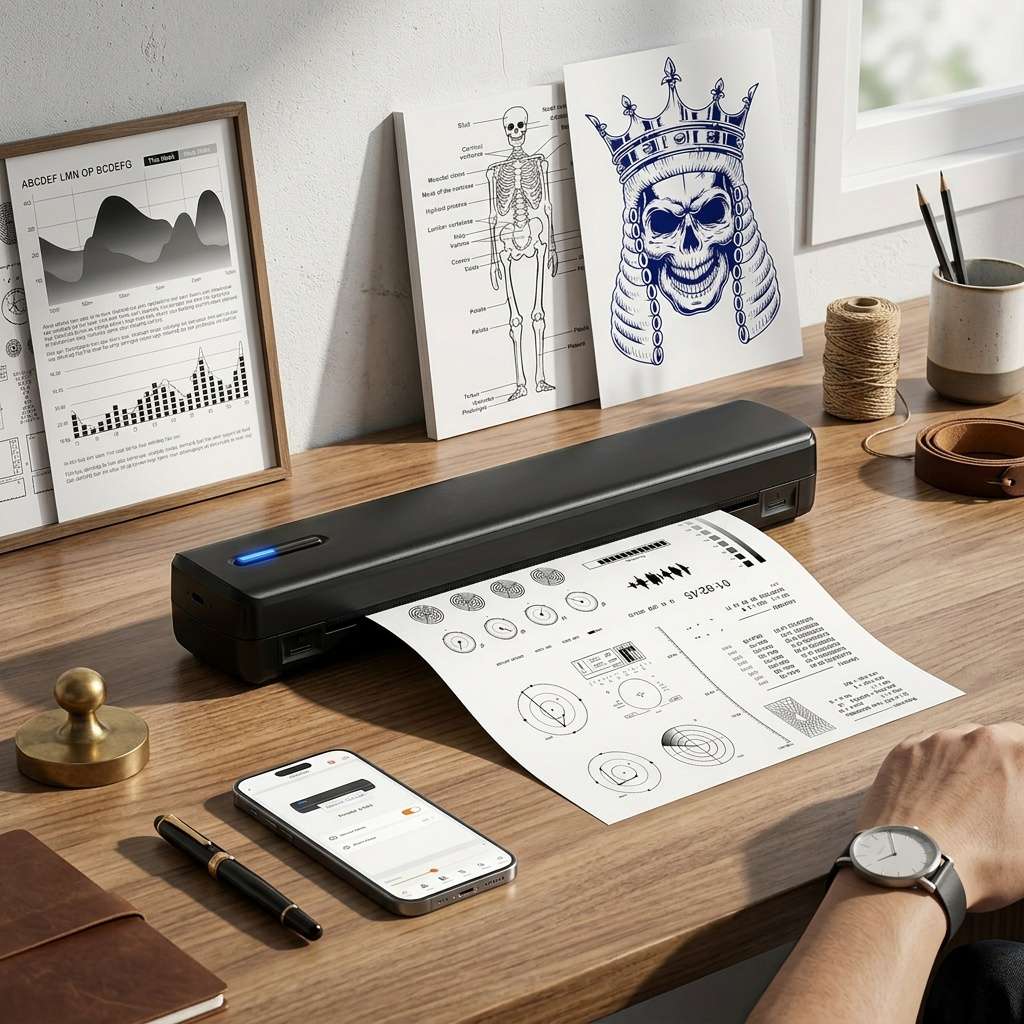 Printer Model 80 50Paper 5Tattoo