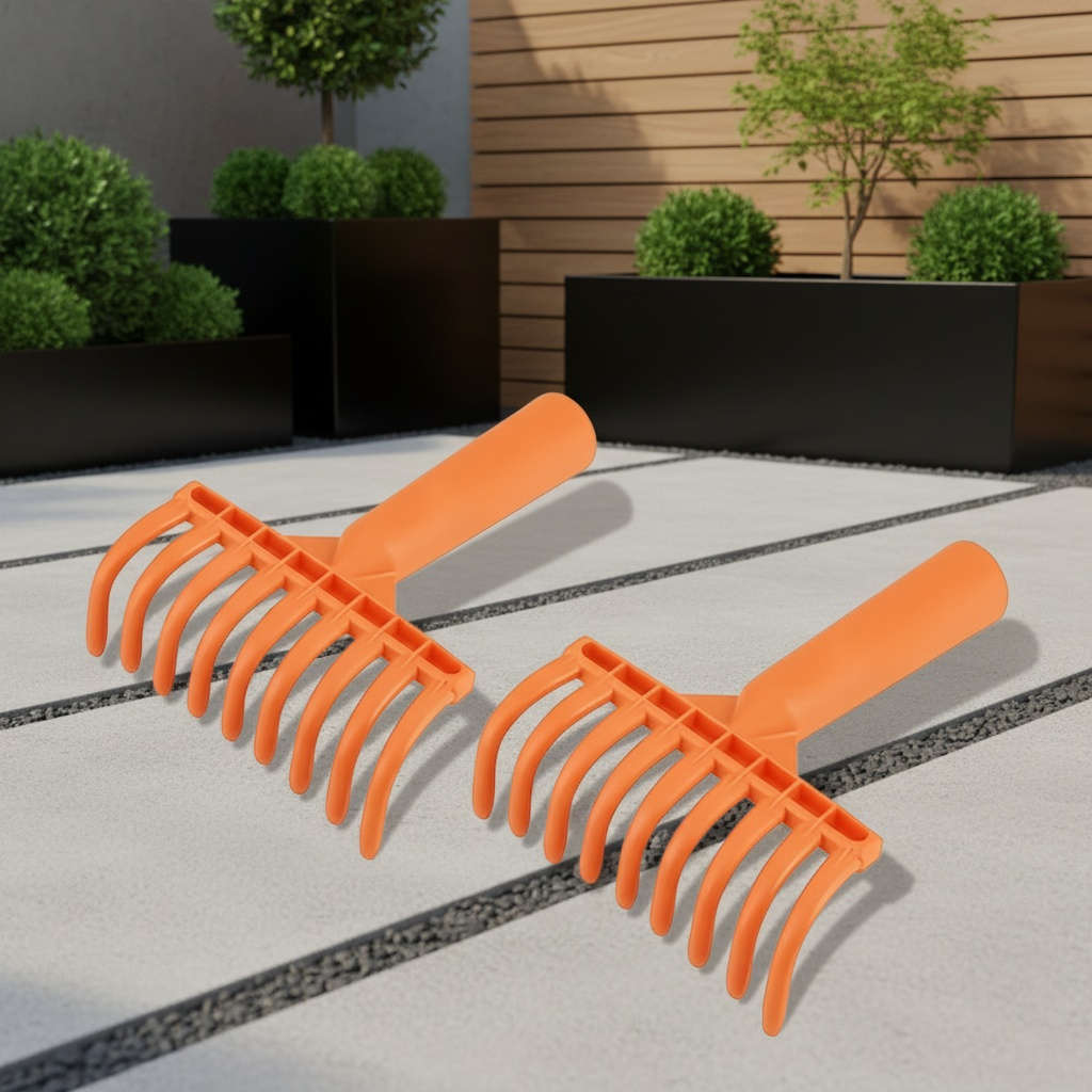 Garden Supplies Color 13Cm Rake Orange 2Pcs