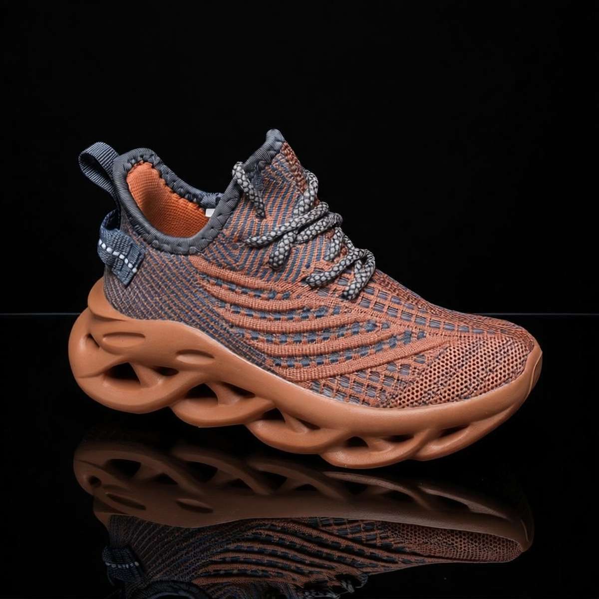 Sneakers Color Sepia Sizeuk 4.5 Big Kid