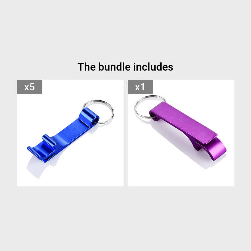 Keychain Ornament Color Blue*5Purple