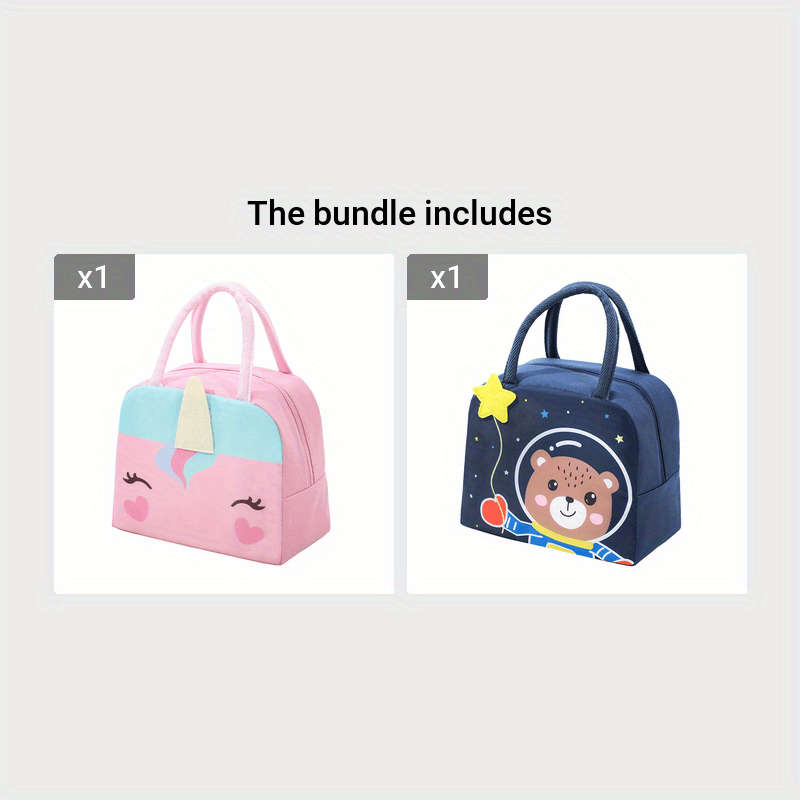 Premium Outdoor Insulated Cooler Bag 3d Cartoon Design Camping Storage Pouch