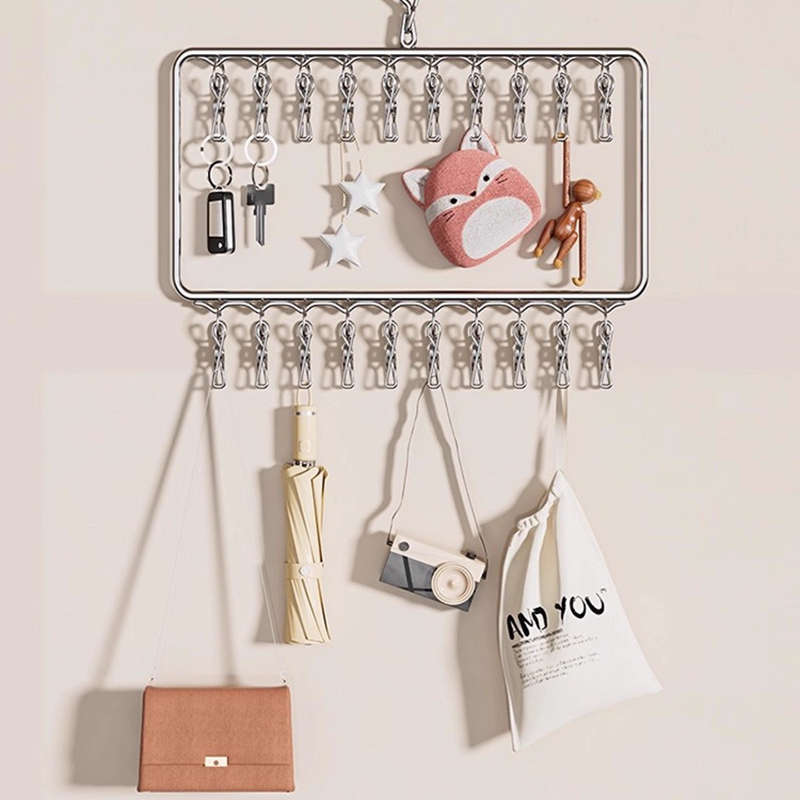 Clothes Rack 20 Clips Quantity 3 Pc