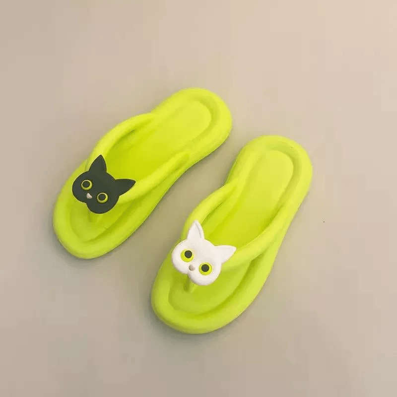 Ladies Summer Flip Flops White Uk 3.5-4