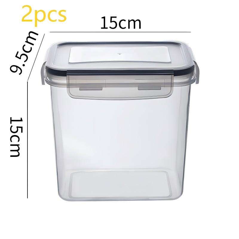 Sealed Jar Color High Transparency 2Pack Model2.0L Airtight Container