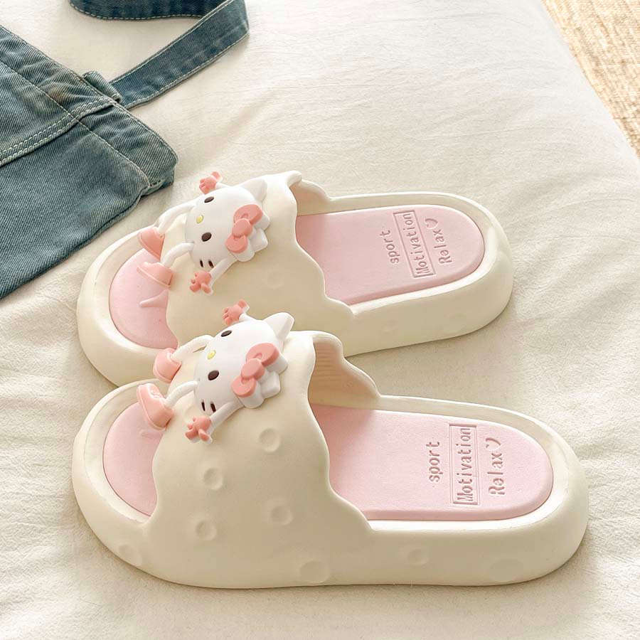 Sandals Color White Pink Size Uk 2.5 3