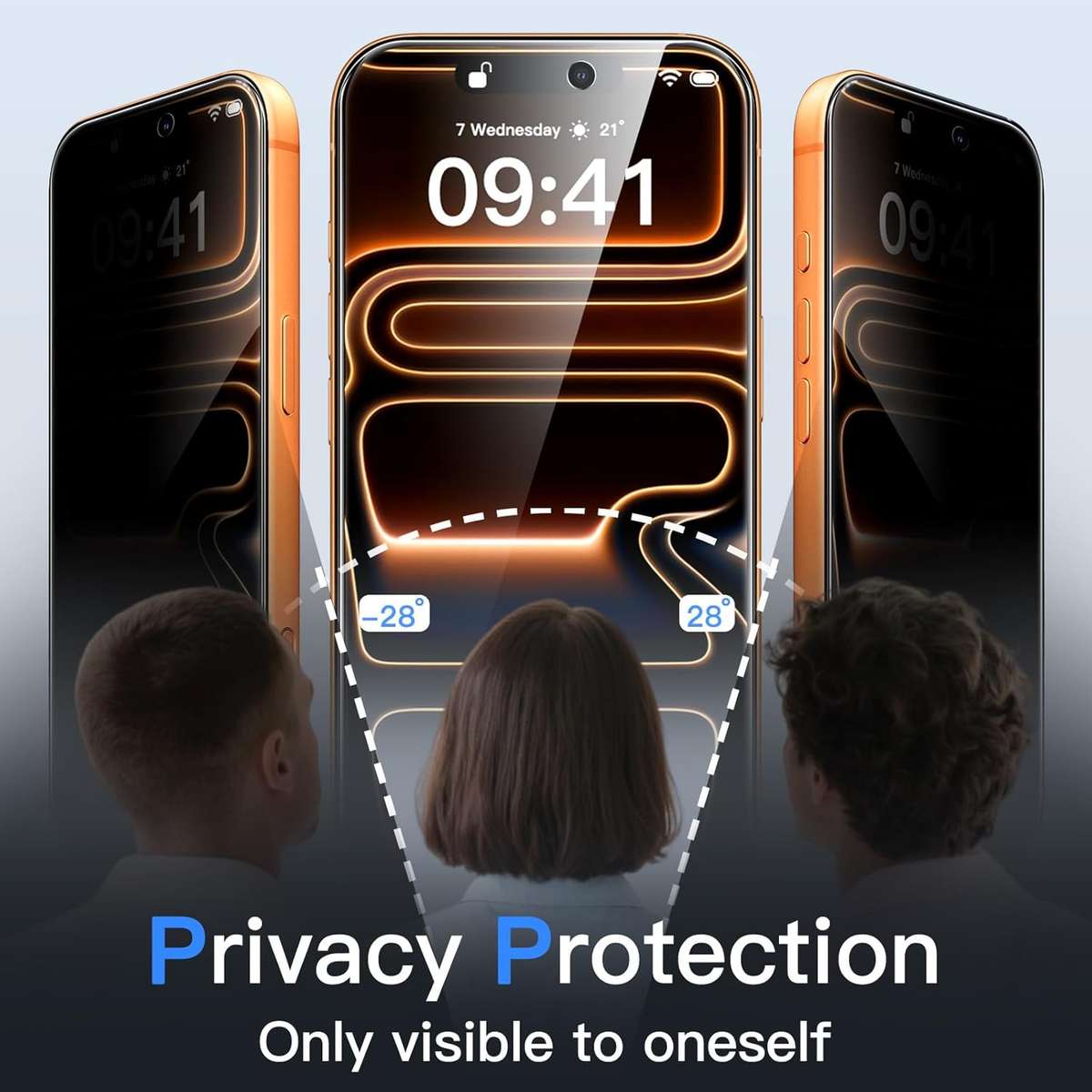 Screen Protector Compatible Model Iphone 17 Quantity 5 Packs