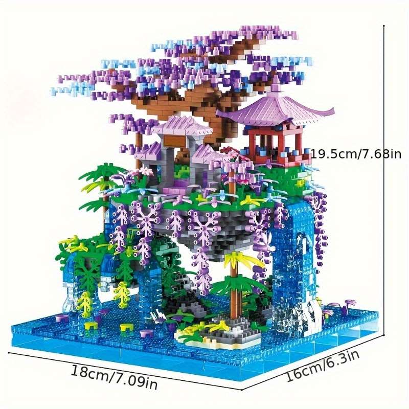3D Building Model Puzzle Set Color 61032