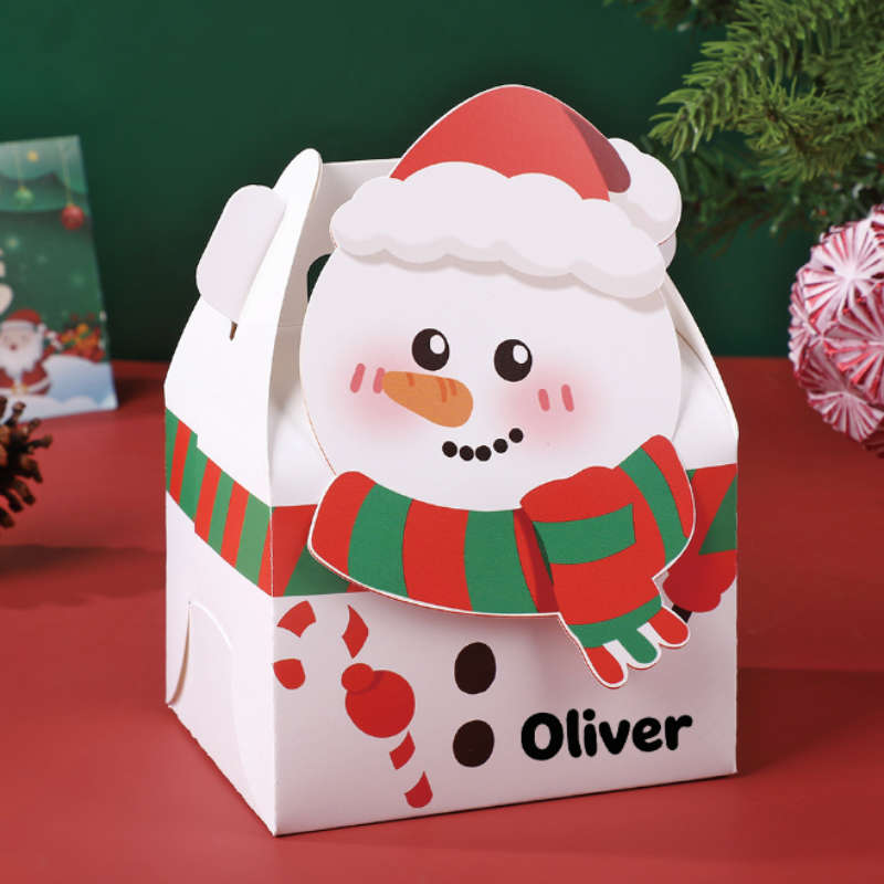 Christmas Gift Boxes Model Snowman
