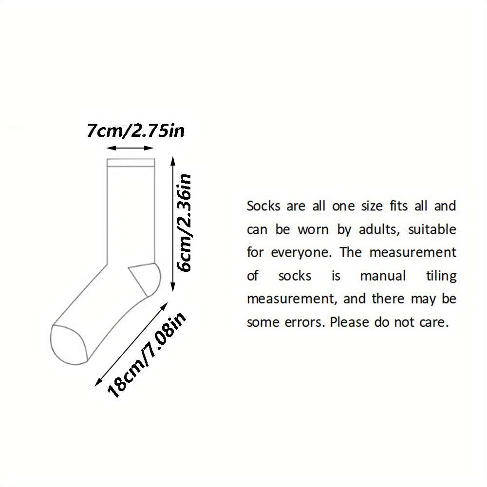 10 Pairs Of Random Colors One Size High Elastic Socks