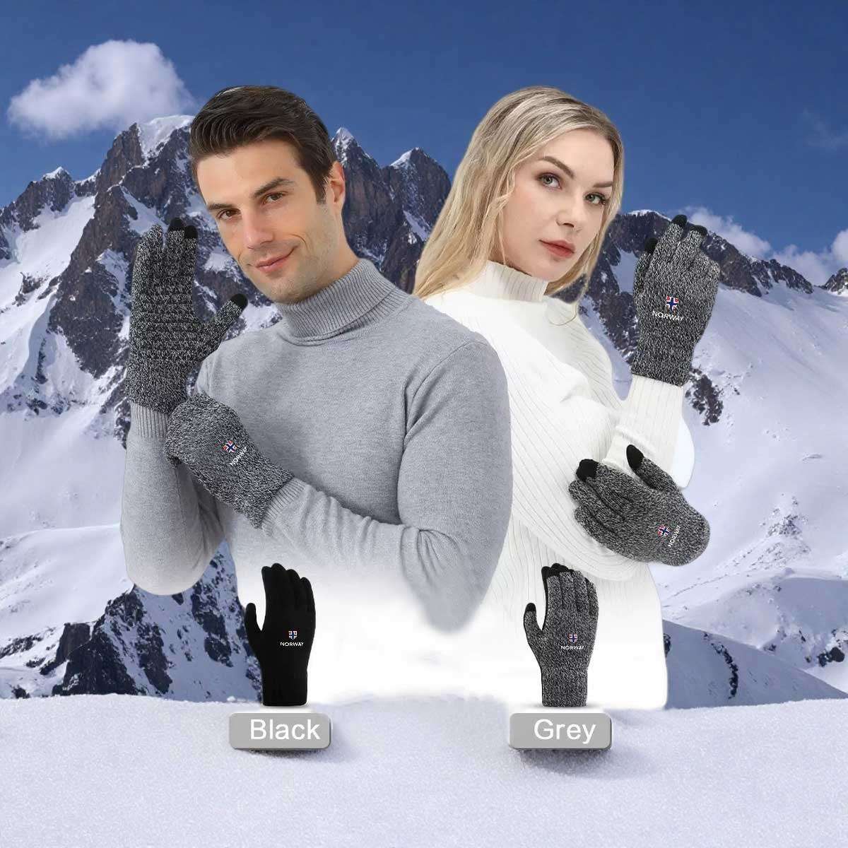 Gloves Color Gray Sizeone Size