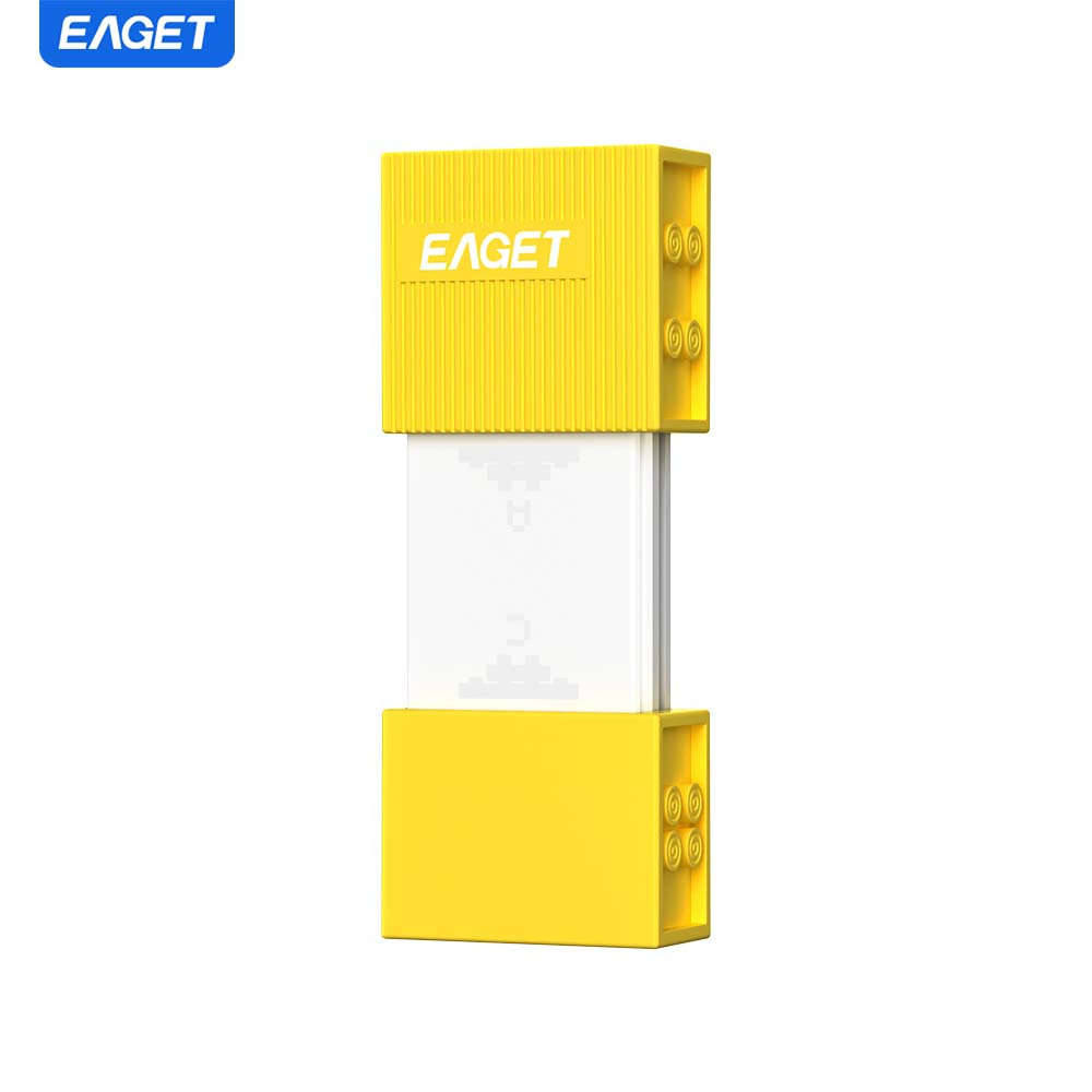Usb Flash Drive Color Yellow White Storage 128Gb