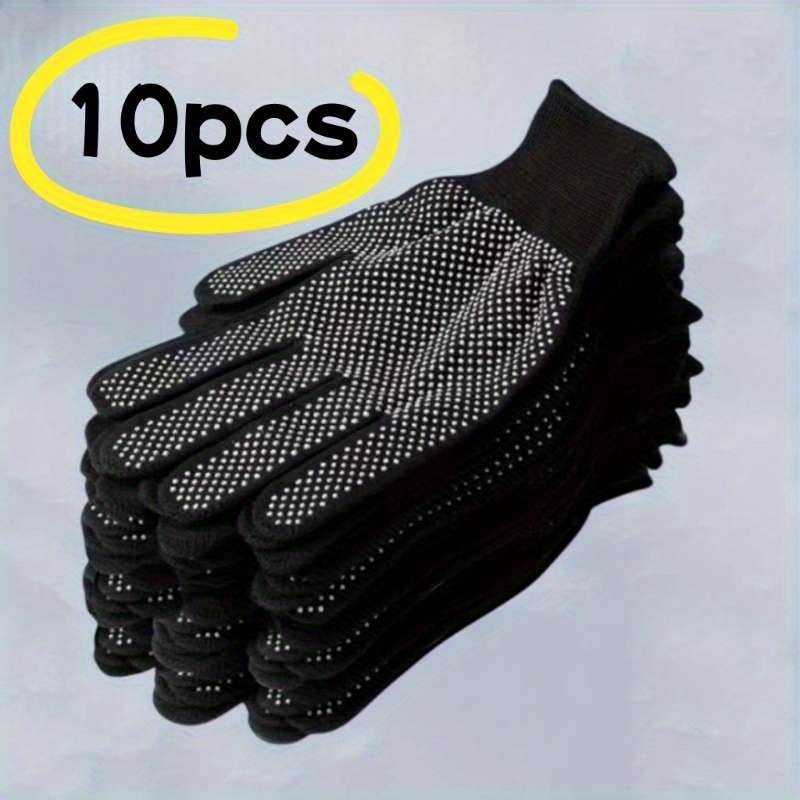 Work Gloves Color Grey Size 10 Pieces  5 Pairs