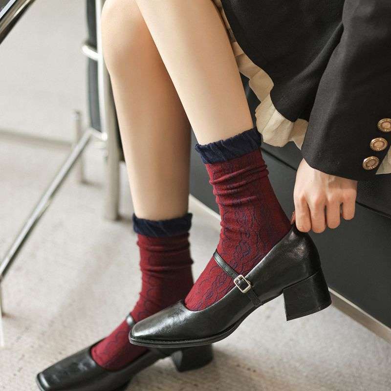 Women S Socks Color Mixed Color 5 Pairs Size Onesize