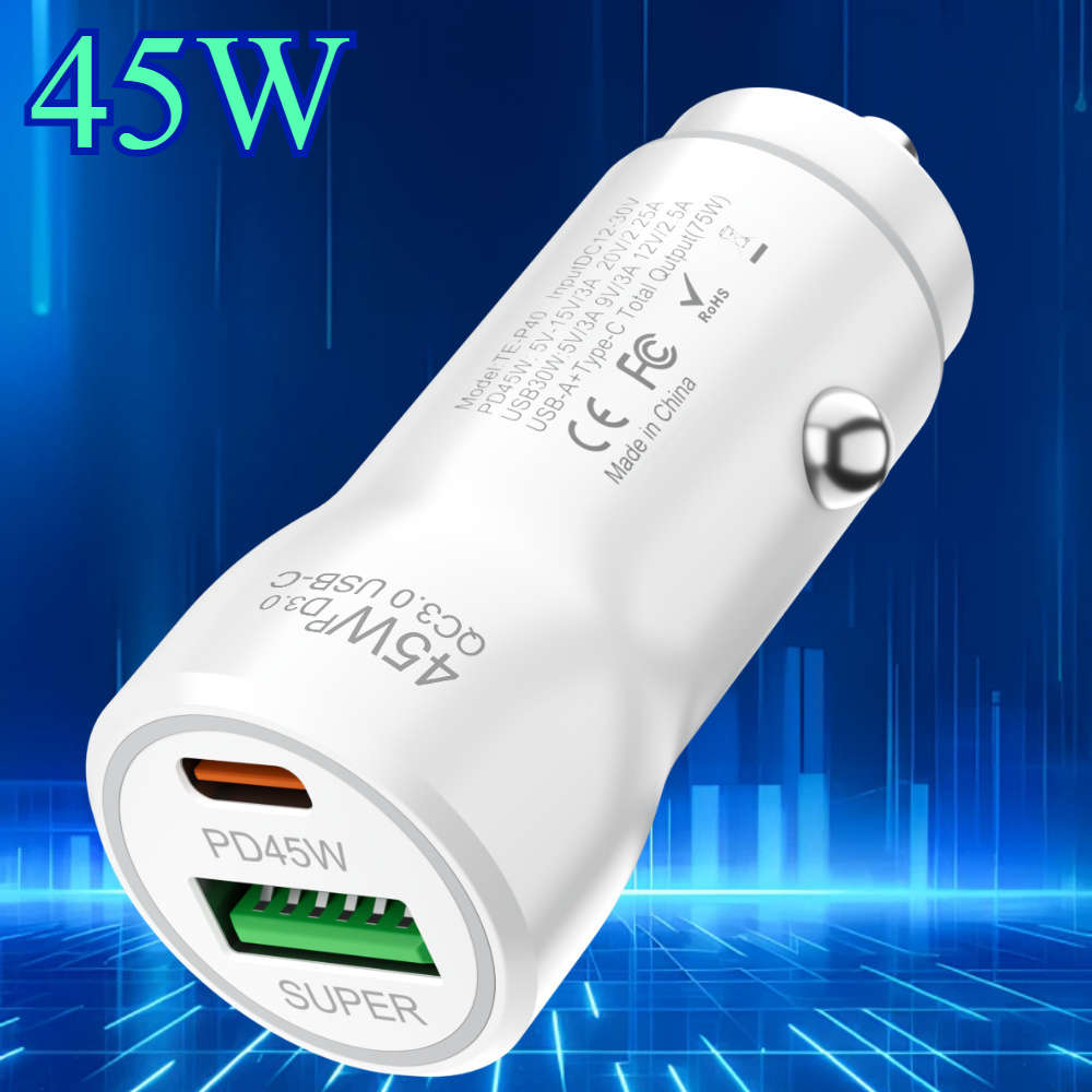 Charger Items 1 White Car Charger