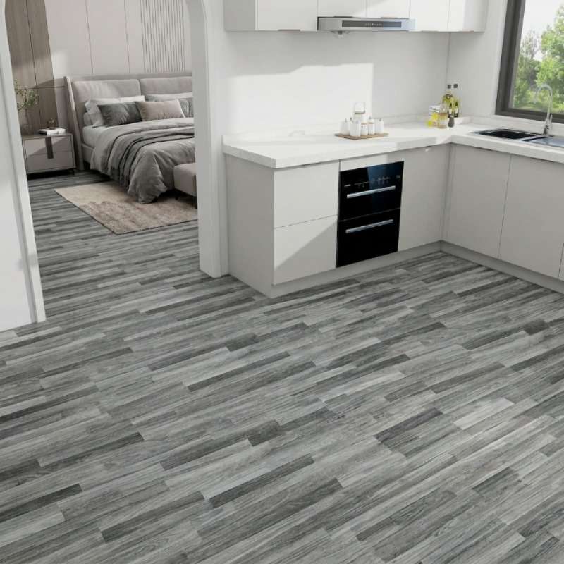 Self Adhesive Floor Stickers Walnut 40Cm*600Cm