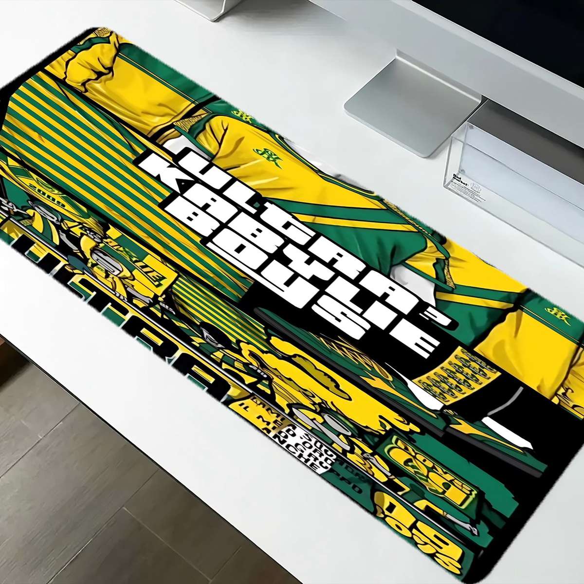 Mouse Pad Color White Size 80X30Cm